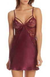 In Bloom by Jonquil Chemise in Burgundy at Nordstrom